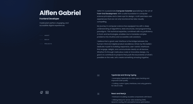 Web portfolio v2